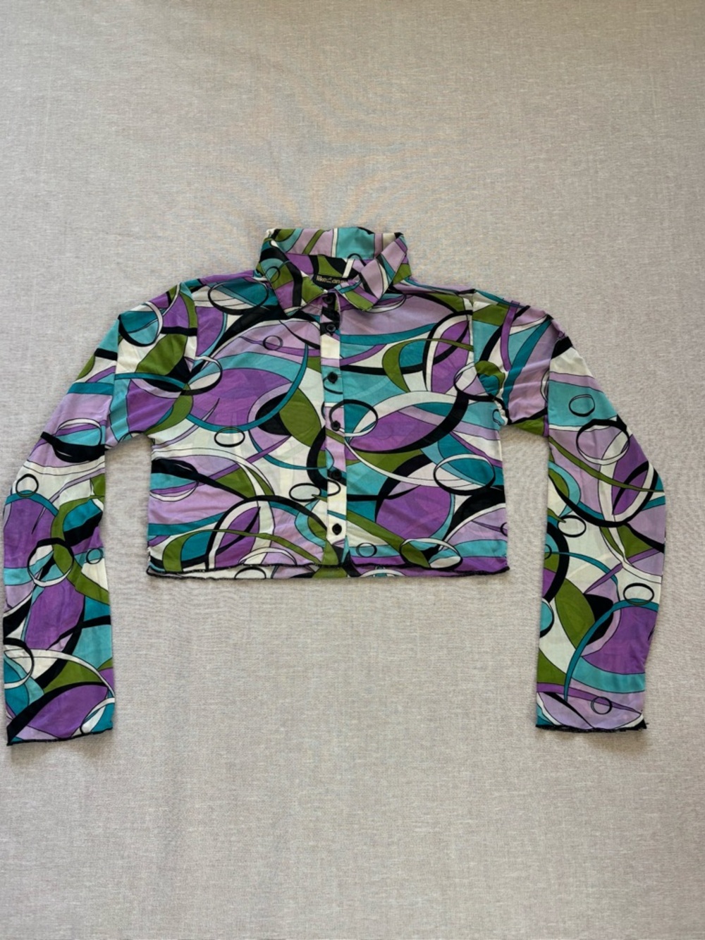 Like An Angel purple retro top.